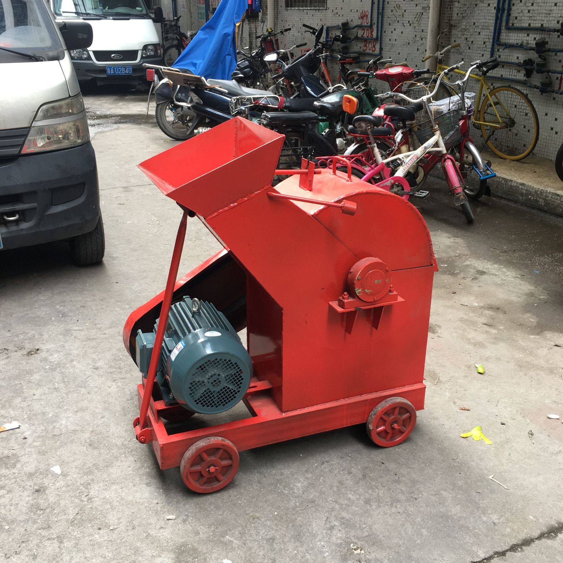 锤式粉碎机大型工业砖头茶枯玻璃瓶水泥块建筑垃圾锤头瓷砖破碎机