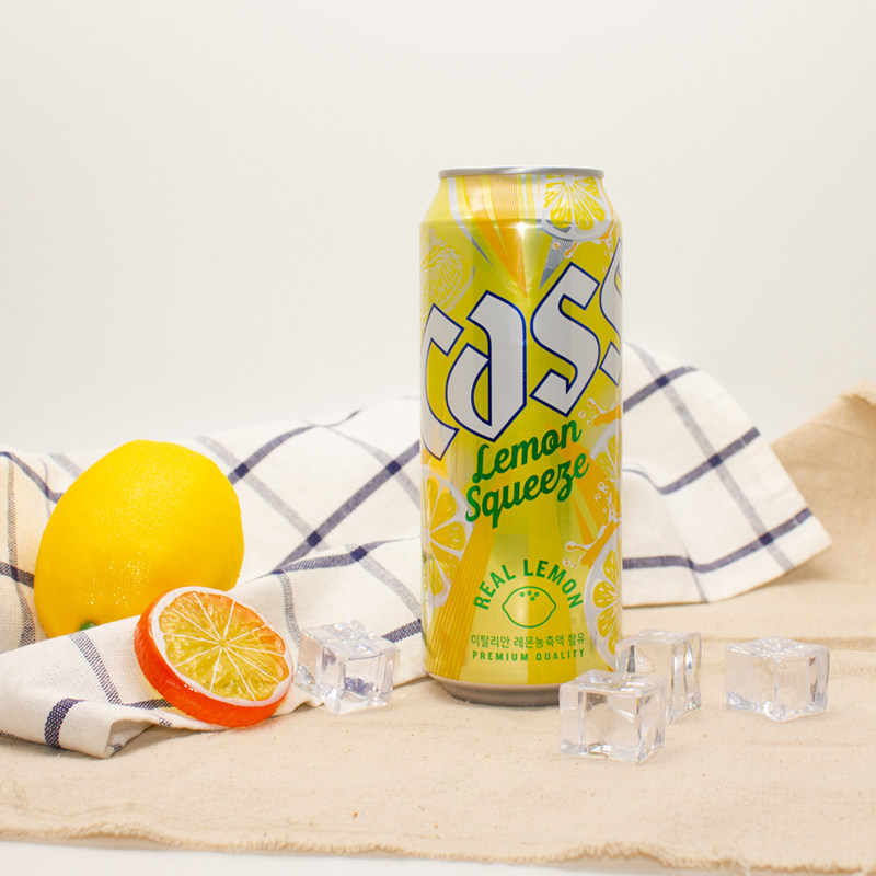 cass/凯狮韩国进口柠檬味啤酒 夏日酸甜更清新 500ml*24整箱畅饮