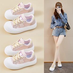 潮女学生厚底增高鞋 05秋季 板6韩版 新款 运动休闲街拍5 2小白2鞋