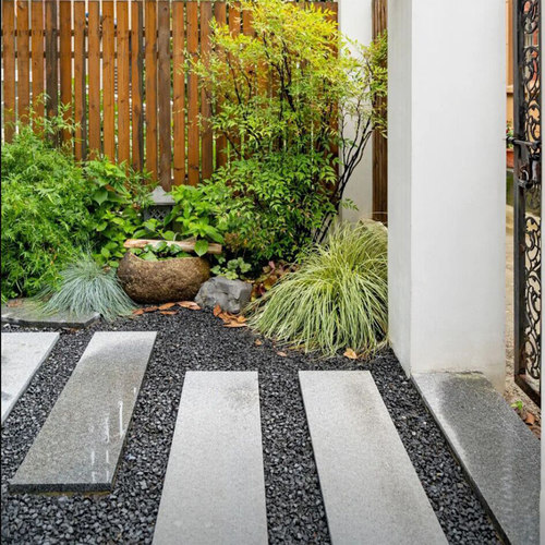 天然花岗岩大理石花园汀步踏步石