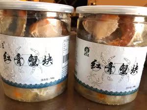 浙江醉蟹梭子蟹老鱼匠红膏呛蟹醉膏蟹酱蟹生腌炝酱螃蟹罐装即食