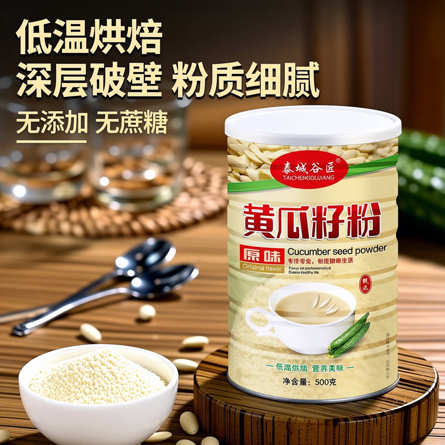 黄瓜籽粉高钙东北中老年冲泡代餐图片