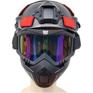 儿童战术头盔面具成人武装cs