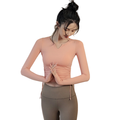 Ackdcs带胸垫瑜伽上衣跑步训练服