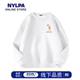 NYLPA美式 2026秋冬兔子字母印花设计感圆领印花卫衣宽松外套上衣
