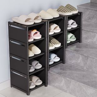 楼梯鞋 子结实专用用家用子置物架 架出租屋收纳门外耐用拖鞋 小型鞋
