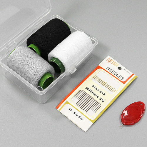 T针线盒B1pn001-家用针线盒工具宿舍缝补衣服针线家庭便携线盒