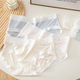 女童内裤莫代尔学生三角裤中腰少女夏季薄款无痕纯棉裆儿童短裤头
