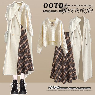 一整套秋季韩系舒芙蕾轻