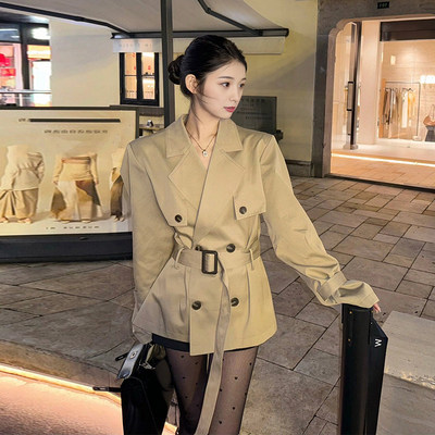 韩版高级感风衣外套女202