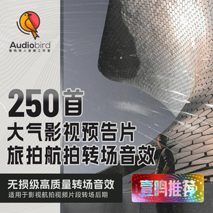 大气高级影视转场音效预告旅拍航拍转场音乐音效Lens Distortions