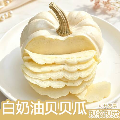 新鲜白奶油贝贝南瓜儿童辅食