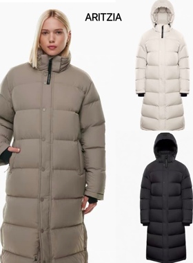 加拿大代购Aritzia加厚防风TNA羽绒服Puff鹅绒过膝长款泡芙面包服