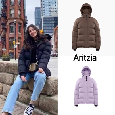 正品 Aritzia冬季TNA羽绒服鹅绒加厚零下30度保暖抗水5格面包服女