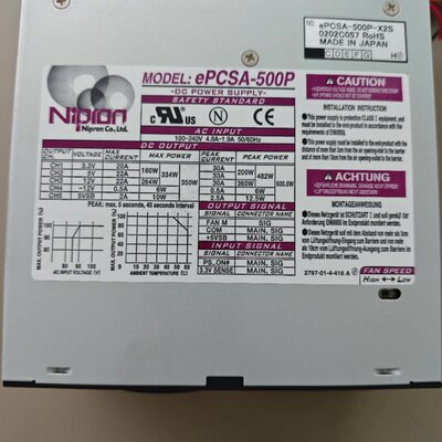 议价ePCSA工控机电源ePCSA-500PEPCSA-500PePCSA500PEPCSA500P