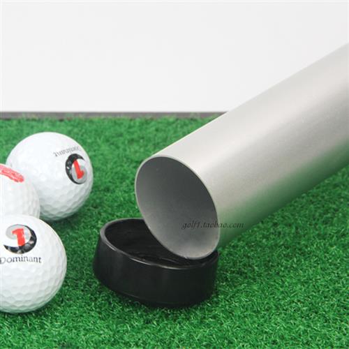 新高尔夫捡球筒捡球器拾球器铝合金球筒高尔夫球筒球场用品23粒装