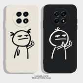 搞怪火柴人趣味适用realme真我12X手机壳realme真我11Pro v13 v25 真我10pro硅胶保护套Realmev23 v11