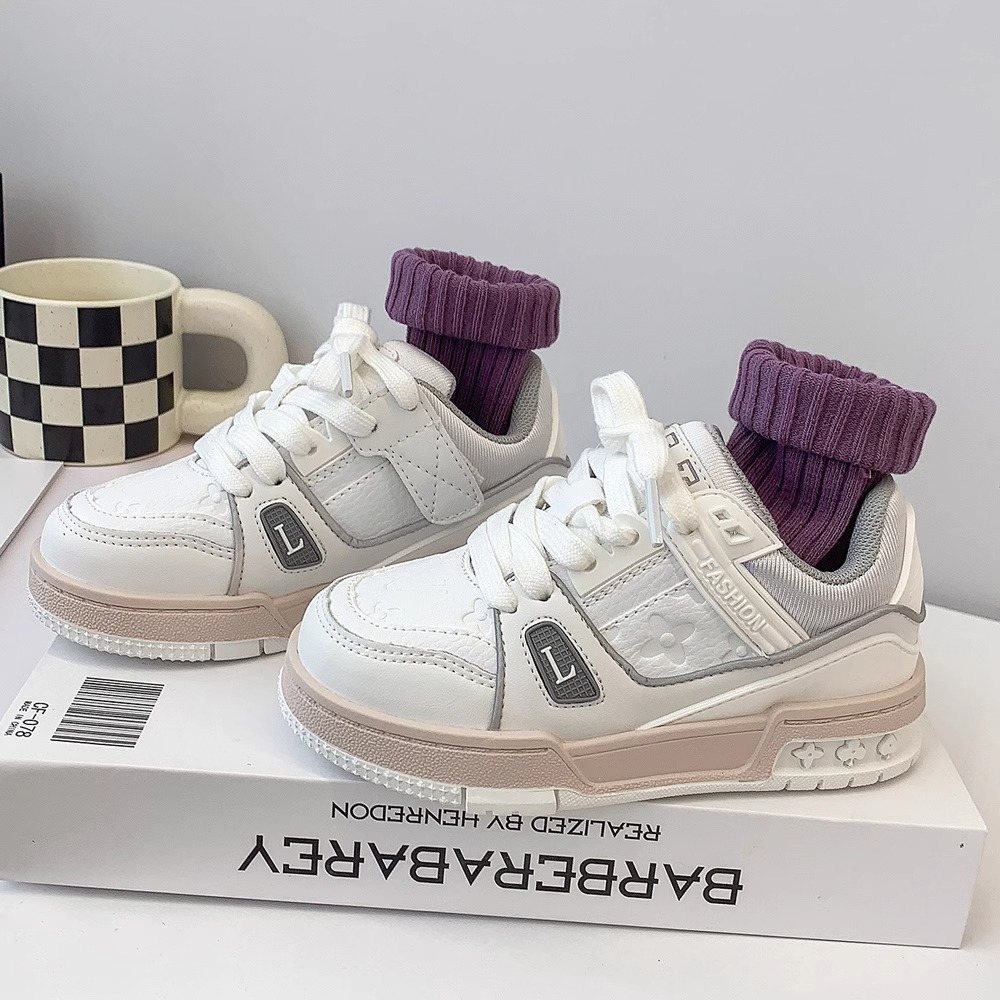 真皮儿童休闲板鞋2025秋冬新款男童小白鞋加绒女童运动鞋二棉鞋潮