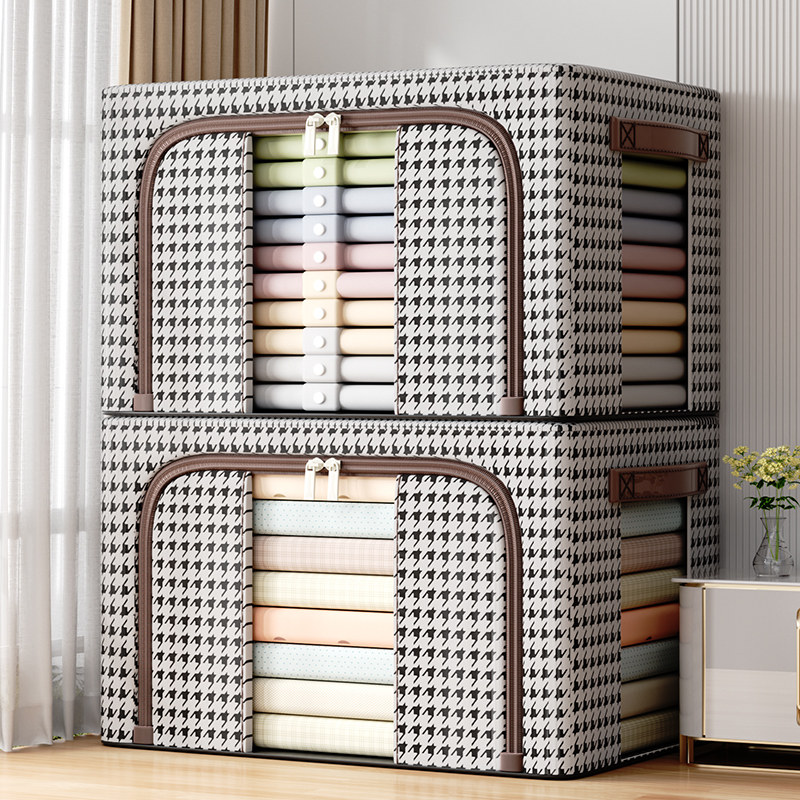 衣服收纳箱家用衣柜装衣物被子的整理盒筐布艺折叠袋储物百健之章,收纳整理,吸尘器收纳架/盒/袋,淘宝优惠券,粉丝福利购,淘宝优惠卷