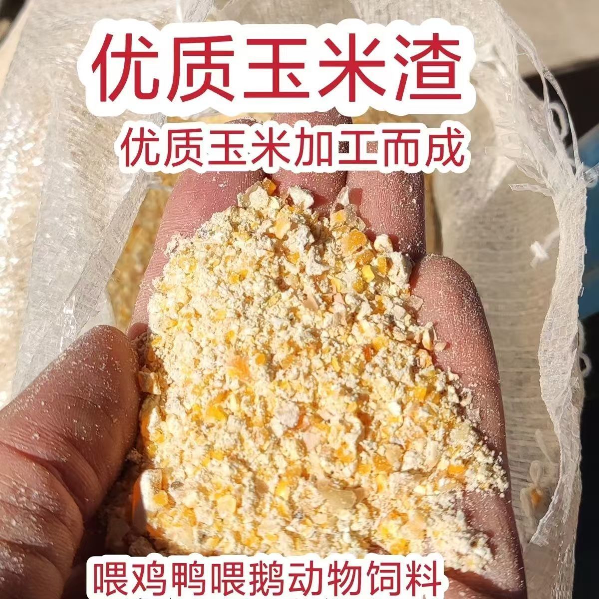 碎玉米鸡饲料喂鸡鸭鹅养殖户专用