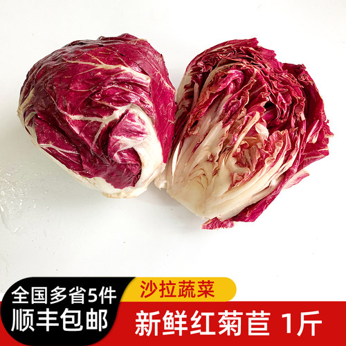 红菊苣500g落地红新鲜新鲜蔬菜