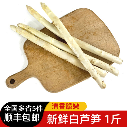 新鲜白芦笋1斤 中西餐铁板火锅生鲜食材配菜沙拉当季蔬菜炒菜凉拌