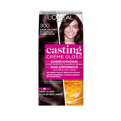 欧莱雅可丝莹casting植物无氨染发膏 300深棕色 160ml