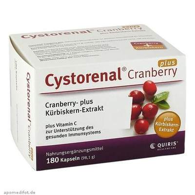 CYSTORENAL 蔓越莓胶囊加强版 180粒