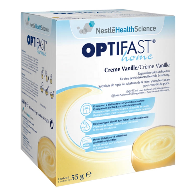 Optifast 塑形代餐粉 奶油香草味 8X55g
