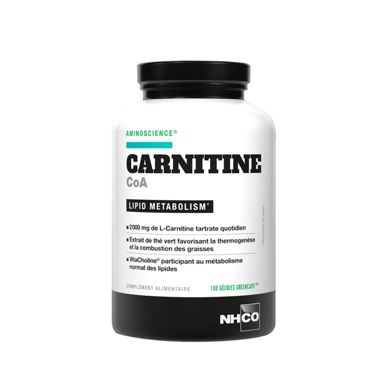 NHCO CARNITINE 左旋肉碱有助于良好的脂肪代谢100粒