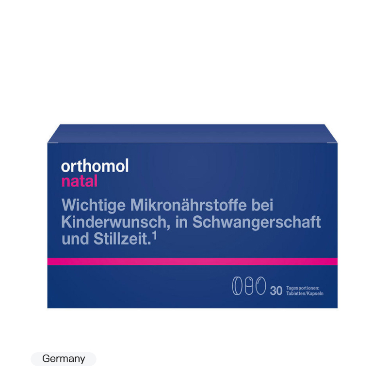 Orthomol 奥适宝Natal孕期及产后修复营养片/胶囊组合装  30天