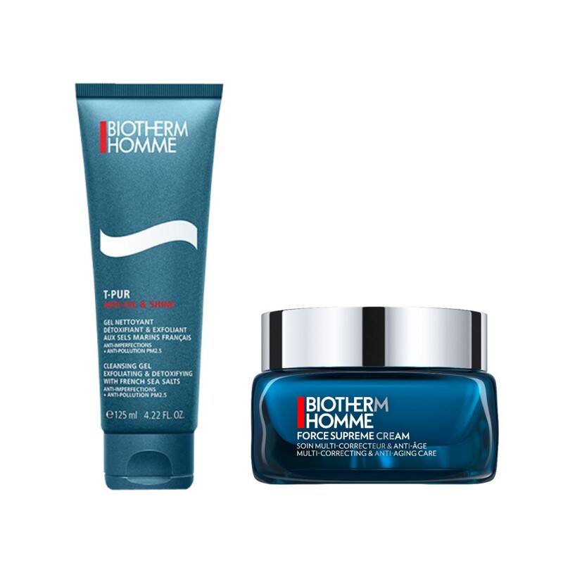 biotherm碧欧泉男士清洁护肤套装 清爽去油紧致肌肤