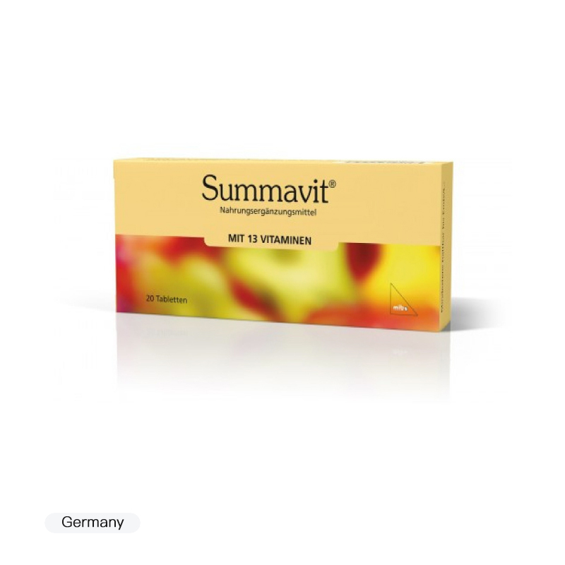 SUMMAVIT 维生素13族群补充片 20粒
