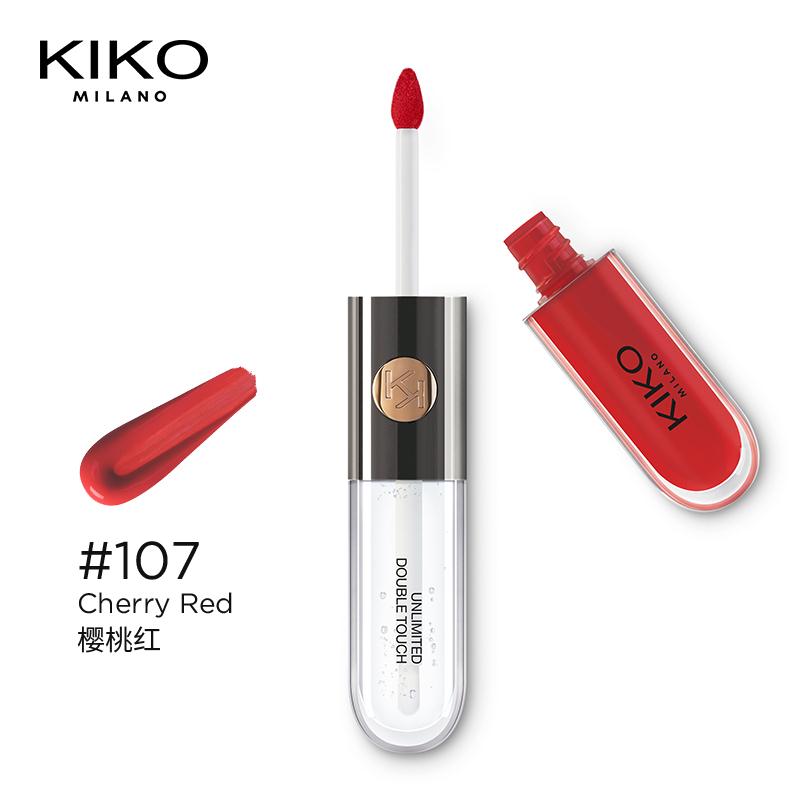 【欧洲直邮】KIKO双头唇釉小众品牌持久唇彩唇蜜  107# 6ml