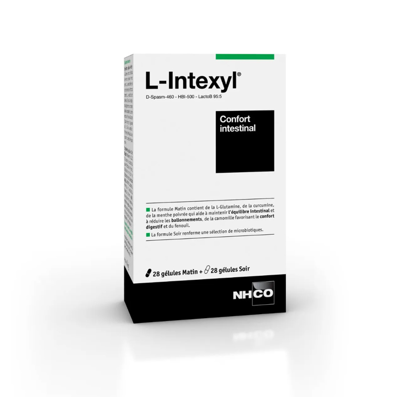 NHCO L-INTEXYL 维持肠道平衡和消化舒适并减少腹胀2*28粒