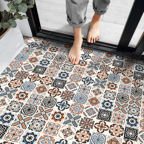 加厚自粘防水防滑防滑厨房地板贴