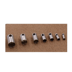 304不锈钢蛇头吊桶扣 DIY手链项链收尾穿孔吊筒小配件 不掉色材料