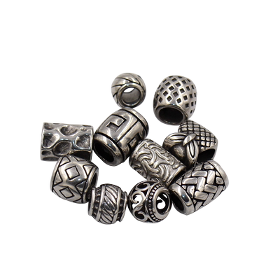 diy花纹手工饰品大孔珠