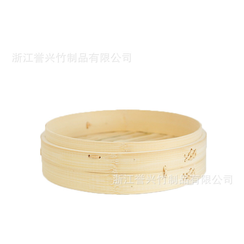 竹蒸笼小蒸笼竹制品家用竹编商用小笼屉蒸屉家庭装蒸格笼格小笼包