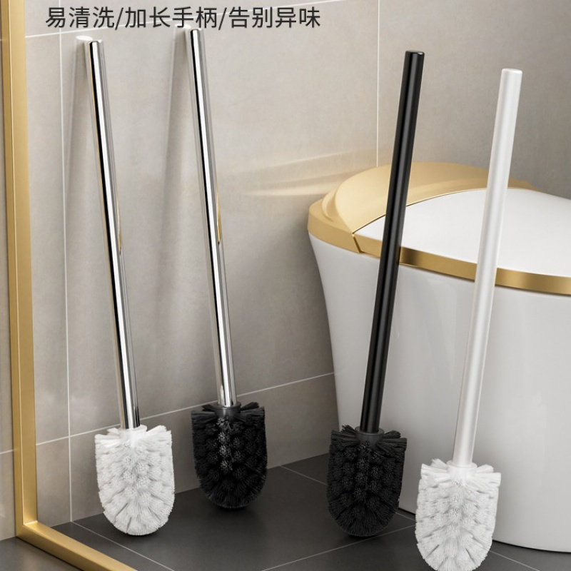 马桶刷头通用无死角，长柄硬毛清