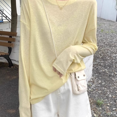 冰丝防晒罩衫女夏季薄款宽松