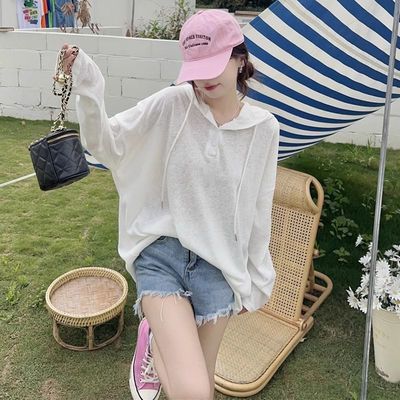 胖MM大码200斤薄款长袖防晒T恤女