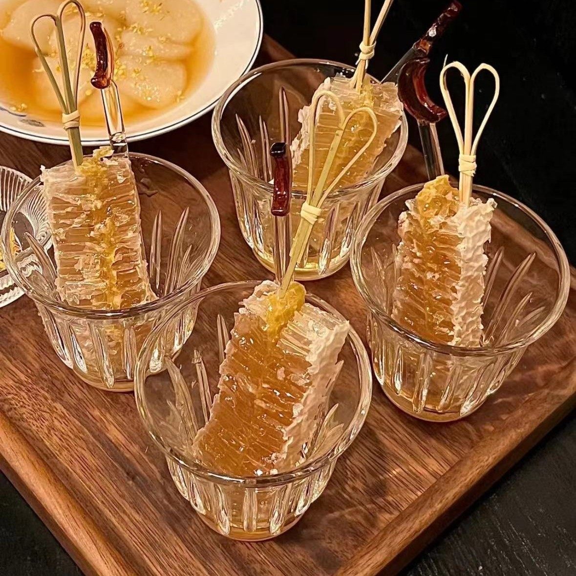 民宿复古风蜂巢蜂蜜杯米酒咖啡杯玻璃ins广口杯鸡尾酒轰炸机,餐饮具,碗,淘宝优惠券,粉丝福利购,淘宝优惠卷