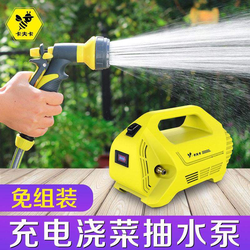 速发浇水神菜农用浇地灌溉充电水泵小抽自吸型水泵菜地浇器神器浇