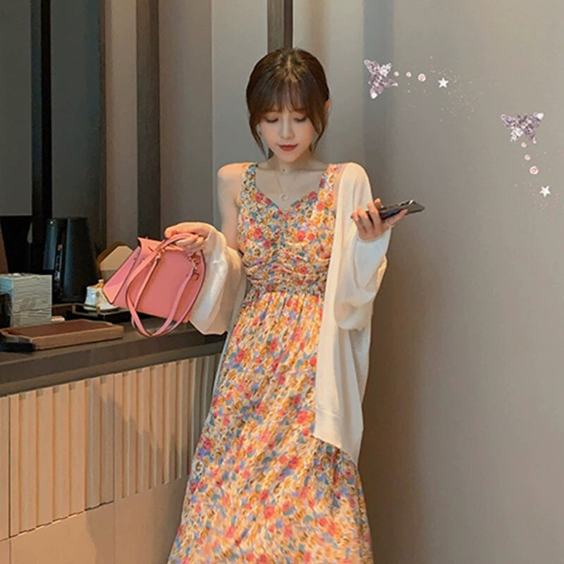 高货针织防晒开衫女2024早春秋季新款小披肩搭配吊带裙外套百搭上
