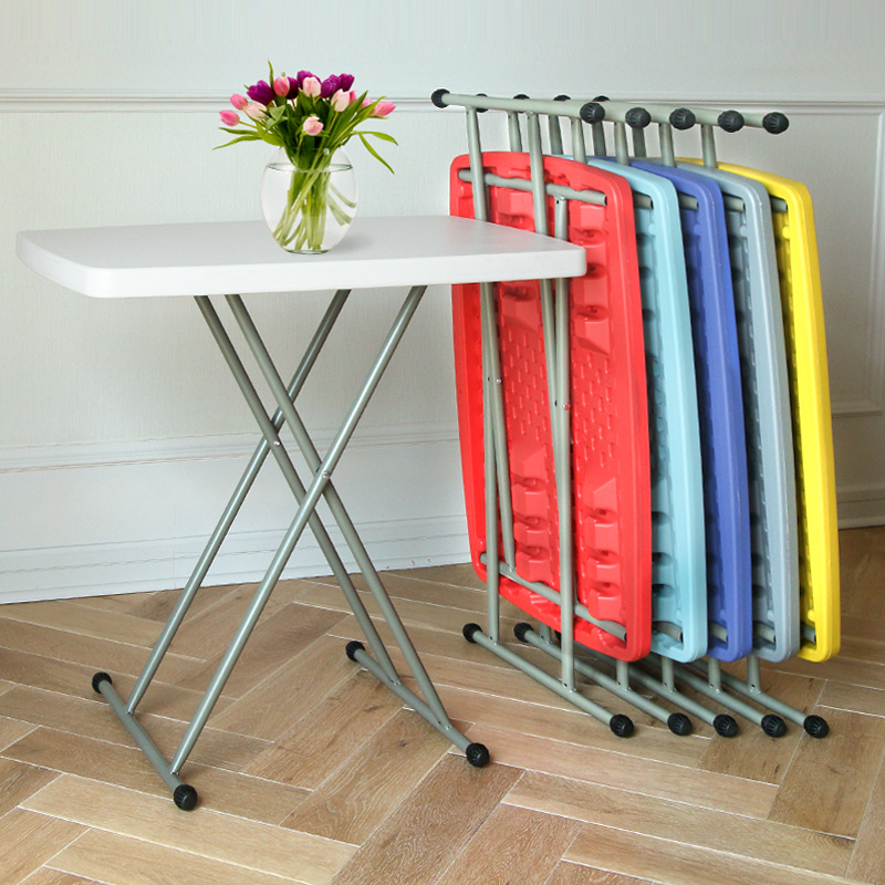 速发折叠生小户型餐业家用简易儿童学习桌电脑桌学桌床上写作桌小