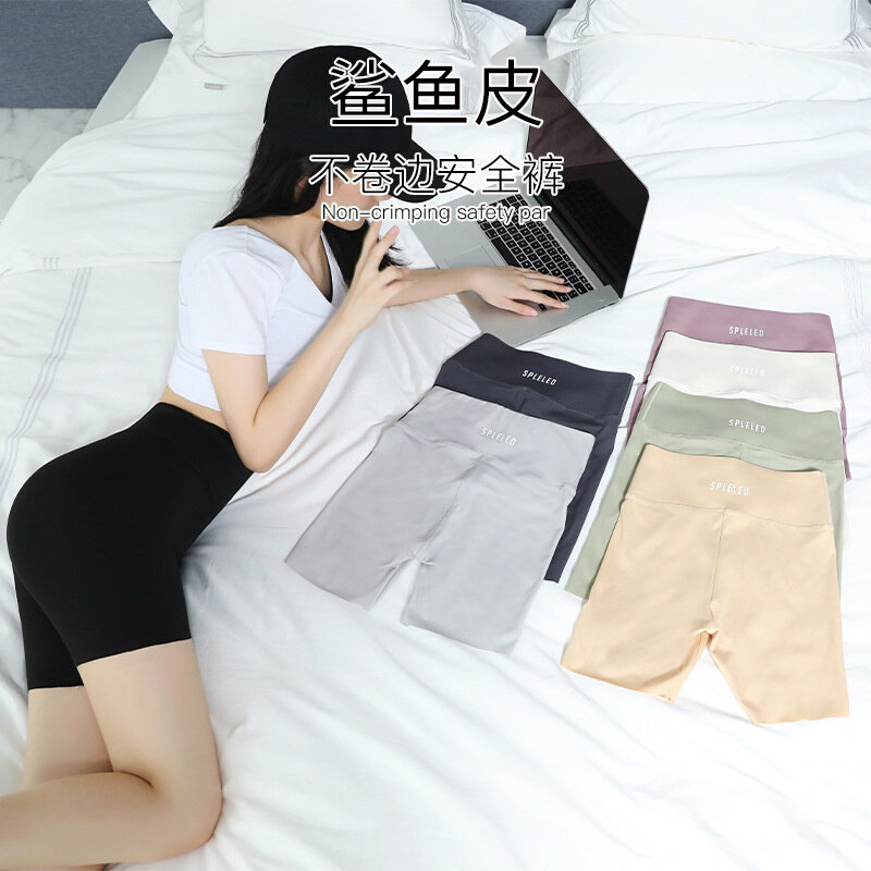 高货三分鲨鱼裤女夏季薄款收腹裙裤防走光可外穿锦纶大码打底安全