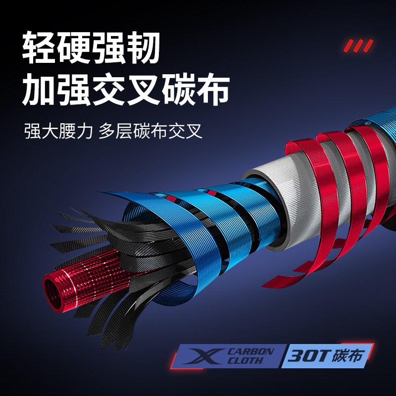 速发fuji富士版水炎振出式路缩亚伸竿UL快调便携马口竿微物路