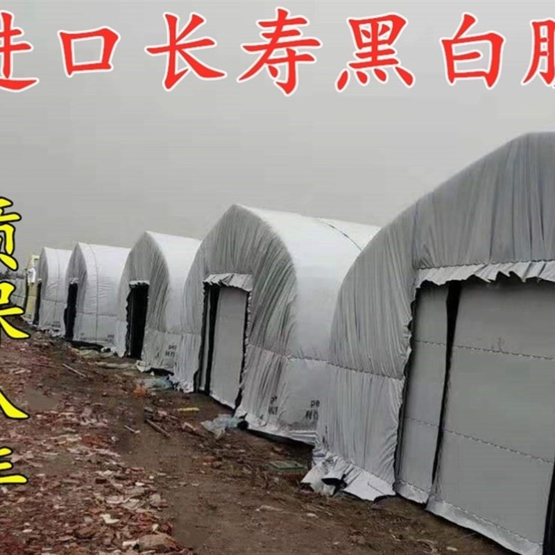 速发黑白膜养殖防晒遮光膜农用篷薄膜鸭地膜养鸡E布布