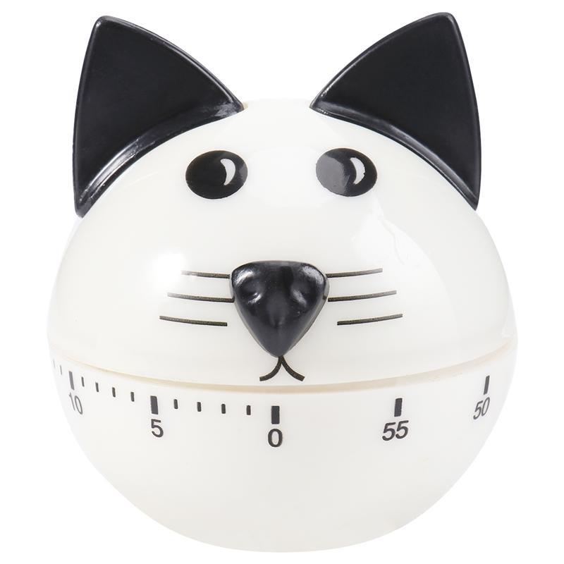速发6分0钟小猫厨房提械计时器器定时器上发条计时器机醒器